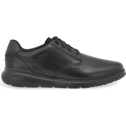 Clarks Lifton Ανδρικά Σκαρπίνια Derby Δερμάτινα Μαύρα 26183698