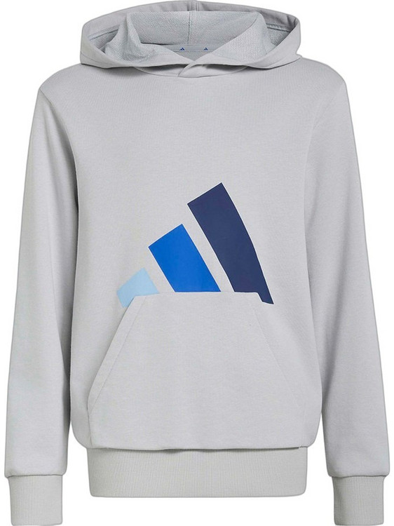 Adidas Παιδικό Φούτερ με Κουκούλα Γκρι KT3378