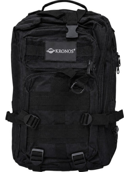 Kronos Στρατιωτικό Σακίδιο 25lt Μαύρο