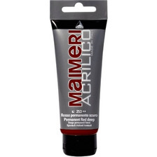 Maimeri 253 Alizarin Red Deep Ακρυλικό Χρώμα Ζωγραφικής 200ml