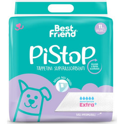 Best Friend Pistop Επιδαπέδιες Πάνες Σκύλου με Αυτοκόλλητα 60x60cm 11τμχ