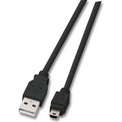 EFB Elektronik K5250SW.3V2 Καλώδιο USB-A Male 2.0 to USB-B Mini Male 3m Black
