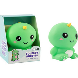 iTotal Squeezy Buddies Dino Squishy Πράσινο