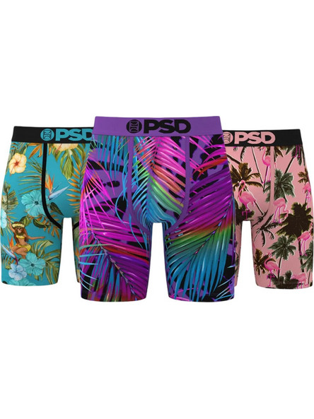PSD Beach Blaze Ανδρικά Μποξεράκια Σετ 3Pack Πολύχρωμα 326180129-994