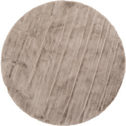Royal Carpet Bunny Χαλί Στρογγυλό Shaggy 200cm 2458 Taupe