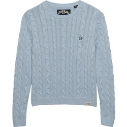 Superdry Γυναικεία Πλεκτή Μπλούζα Γαλάζια W6110801A-TEB