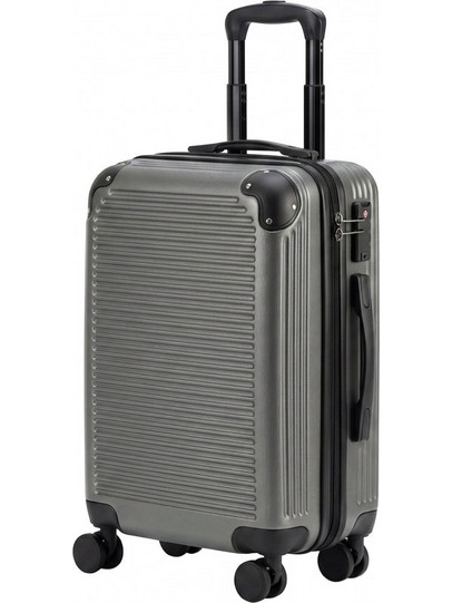 HOMCOM 600-018V03CG Βαλίτσα Καμπίνας 56x36x24cm με 4 Ρόδες Ανθρακί