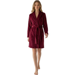 Harmony Γυναικεία Ρόμπα Χειμωνιάτικη Fleece Μπορντό 411709