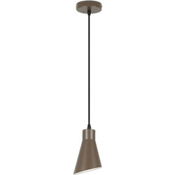 Schuller Κρεμαστό Φωτιστικό Μονόφωτο Dark Brown E27