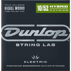 Dunlop DEN1052 Σετ 6 Χορδές Ηλεκτρικής Κιθάρας Nickel Plated Steel 10-52"