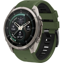 Tech-Protect Iconband Pro Λουράκι Σιλικόνης Green / Black (Garmin Fenix 47mm)