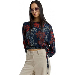Namaste Γυναικείο Χειμερινό Crop Top Navy Μπλε WW0926008