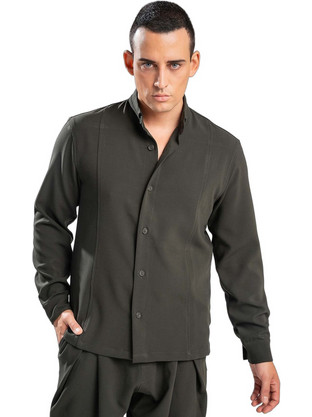 Vittorio Artist Ανδρικό Πουκάμισο Overshirt Λαδί 300-2627-BELLINI