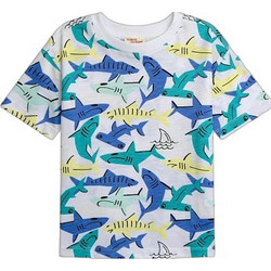 Dpam Παιδικό T-Shirt Κοντομάνικο Λευκό Μπλε Βεραμάν ZOCHTI5