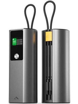 Alogic Ark Pro Power Bank 27600mAh 160W με Ενσωματωμένο Καλώδιο USB-C Power Delivery Grey