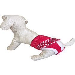 WoofModa Red Skirt Πάνα Εσώρουχο Περιόδου Σκύλου Πλενόμενη Small