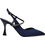 PieDini Γόβες Slingback με Λεπτό Ψηλό Τακούνι & Στρας Navy Μπλε 0610