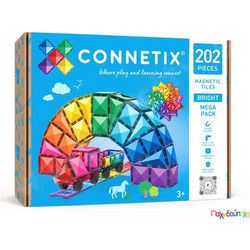 Connetix Magnetic Tiles Bright Mega Pack 202τμχ