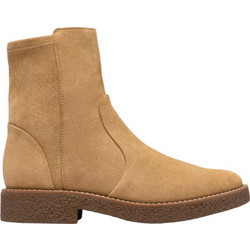 Clarks Nella Bay Γυναικεία Μποτάκια Αστραγάλου Suede Κίτρινα 26327196