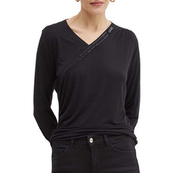 Liu Jo Γυναικείο Χειμερινό Top με Στρας Μαύρο TF4306JS360-22222