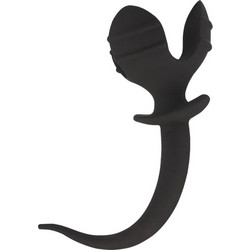 Kinksters Dilator Plug with Dog Tail Πρωκτική Σφήνα Tail Plug 21cm Μαύρη 695250002534