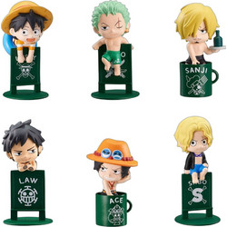MegaHouse One Piece Ochatomo Series Pirates' Vacance Φιγούρα 4cm 8 τμχ