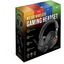 Maxx Tech MX500 Ασύρματο Gaming Headset Over Ear Black