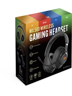 Maxx Tech MX500 Ασύρματο Gaming Headset Over Ear Black
