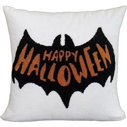 Nima Happy Halloween Παιδικό Διακοσμητικό Μαξιλάρι 100% Βαμβάκι Λευκό 40x40cm