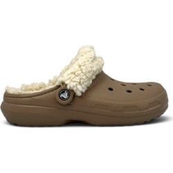 Crocs Σαμπό Classic Fleece Lined Clog Μπεζ 211396-195