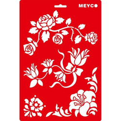 Meyco Στένσιλ Σχέδια Flower Twine 20x31cm 66044