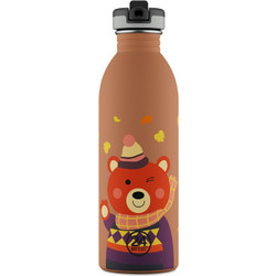24Bottles Urban Sweet Bear Παιδικό Παγούρι Θερμός Ανοξείδωτο Καφέ 500ml