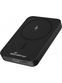 MediaRange MRMA760 Wireless Magsafe Power Bank 5000mAh 20W με Θύρα USB-C Power Delivery Black