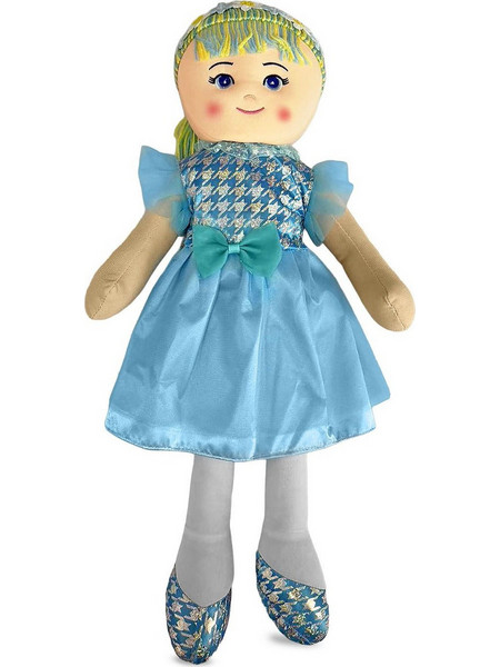 ToyMarkt Υφασμάτινη Κούκλα Γαλάζια Πριγκίπισσα
