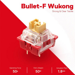 Redragon A113 Bullet-F Clear Tactile Mechanical Switches Πληκτρολογίου 24τμχ 28.13.0009