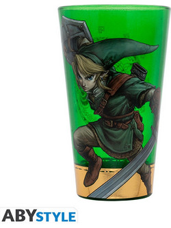 AbyStyle Ποτήρι Νερού Γυάλινo The Legend Of Zelda - Link Premium Large Πράσινο 400ml ABYVER311