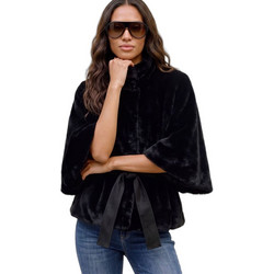 Vero Moda 3/4 Γυναικεία Γούνα Κοντή Μαύρη 10355979