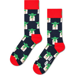 Happy Socks Star Wars Master Yoda Βαμβακερές Ανδρικές Κάλτσες Ψηλές με Σχέδια Πολύχρωμες P006520-1000