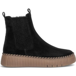 Gabor Γυναικεία Μποτάκια Chelsea Suede Μαύρα 801401-005