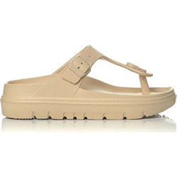 Sunshine Γυναικείες Σαγιονάρες Flatforms Ανατομικές Αντιολισθητικές Μπεζ 845