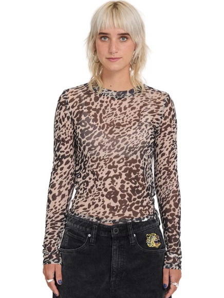 Volcom Γυναικείο Χειμερινό Top Μπεζ B0332601-ANM