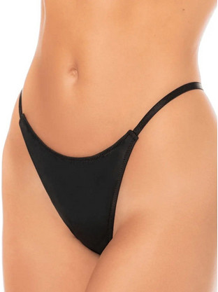 Mapale Γυναικείο Sexy String Μαύρο MAL141BLK