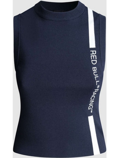 Pepe Jeans Γυναικείο Καλοκαιρινό Crop Top Πλεκτό Navy Μπλε RL700001