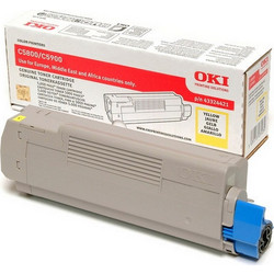 OKI 43324421 Yellow Toner
