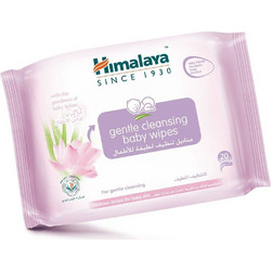Himalaya Gentle Cleansing Μωρομάντηλα Χωρίς Οινόπνευμα & Parabens 20τμχ