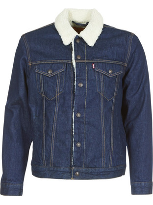 Levi's Type 3 Sherpa Ανδρικό Μπουφάν Χειμωνιάτικο Τζιν Navy Μπλε 16365-0084