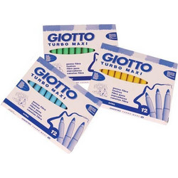 Giotto Turbo Maxi Μαρκαδόρος Ζωγραφικής Πράσινο