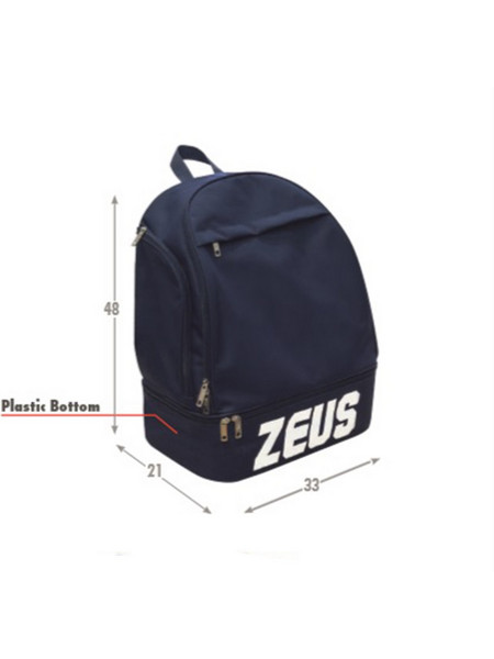 Zeus Zaino Jazz Τσάντα Πλάτης Ποδοσφαίρου Μαύρη