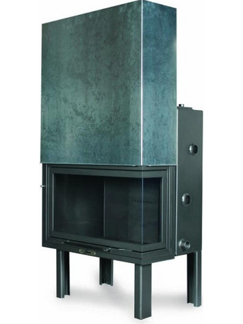 Warm W 80 BD Ενεργειακό Τζάκι Καλοριφέρ Ξύλου Ίσιο 30.1kW