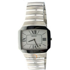 Seiko Ανδρικό Ρολόι Αυτόματο με Ασημί Μεταλλικό Μπρασελέ SKP269P1